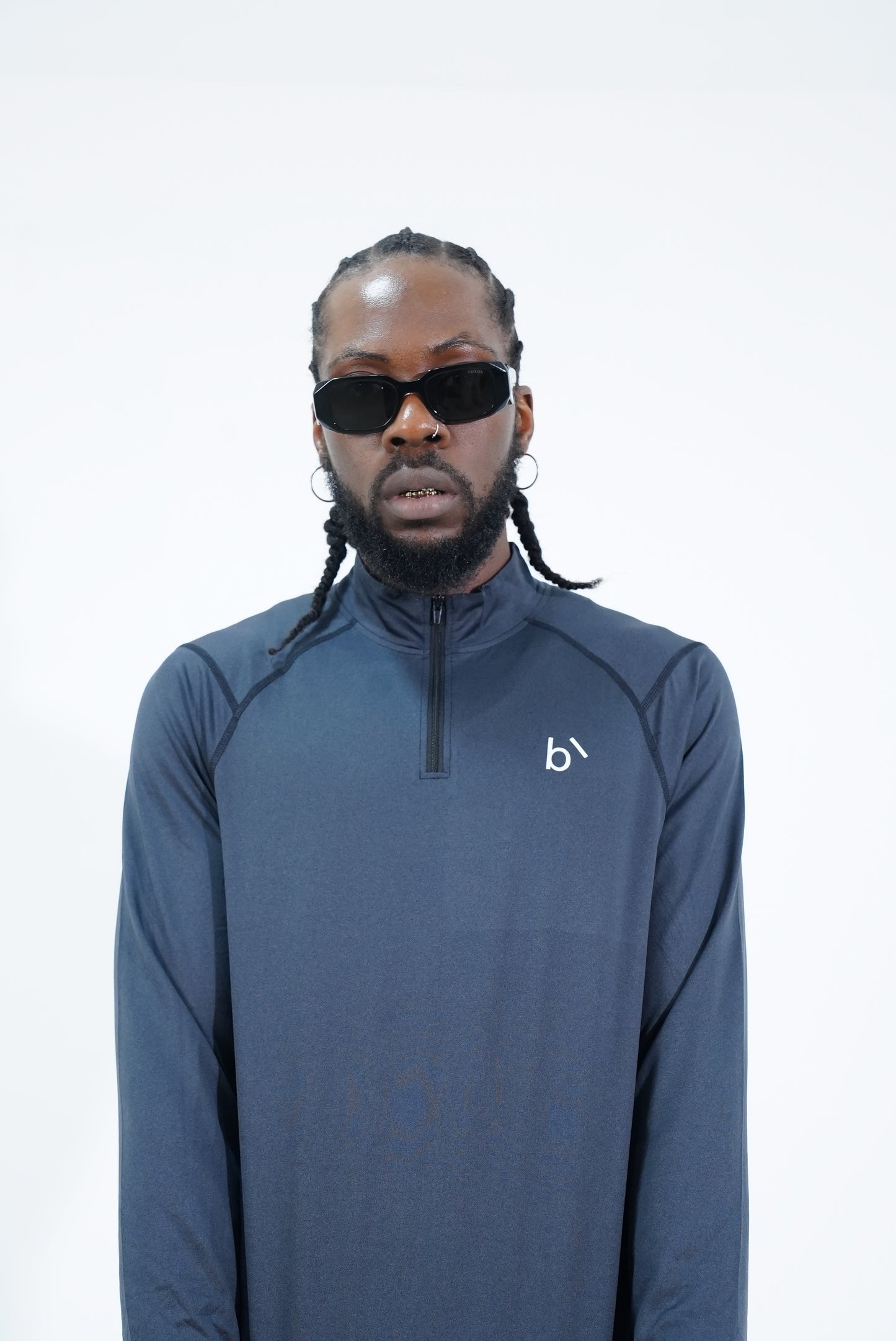 essential half zip long sleeve