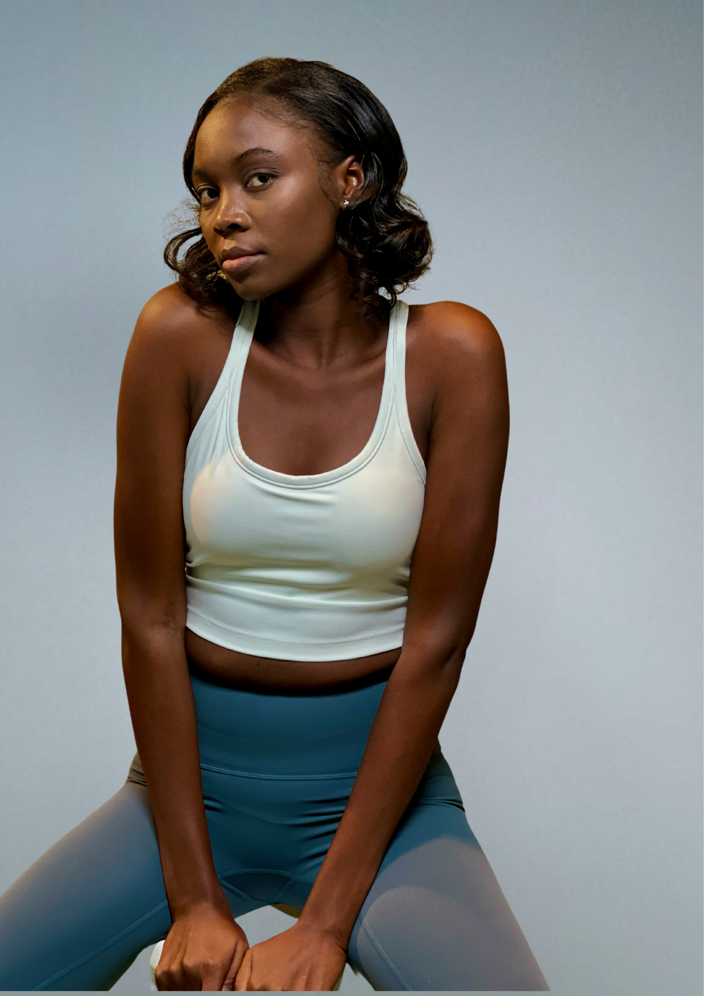 coreflex™ racerback tank w/ built-in bra
