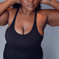 coreflex™ racerback vest w/ built-in bra
